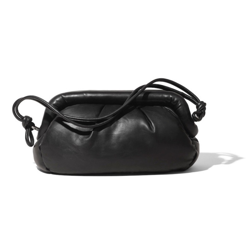 H&M STUDIO COLLECTION BK Lambs Leather X large size Shoulder Cross Body onHOLD - Picture 11 of 11